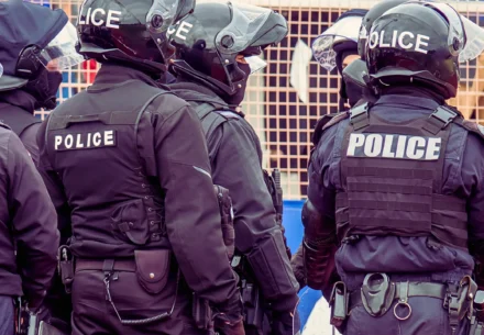 Group of police officers.