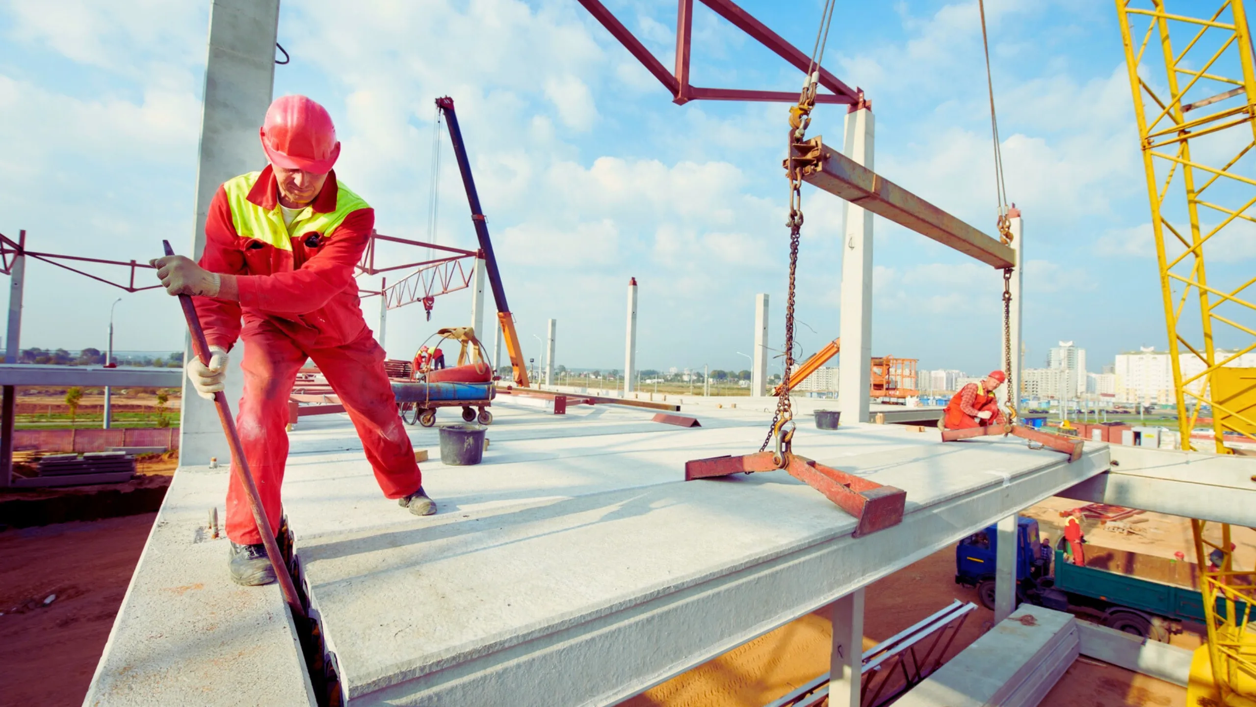 Construction Accident Law Firm For Dangerous Construction Site Condition Injuries 8 Laborer working at the site.