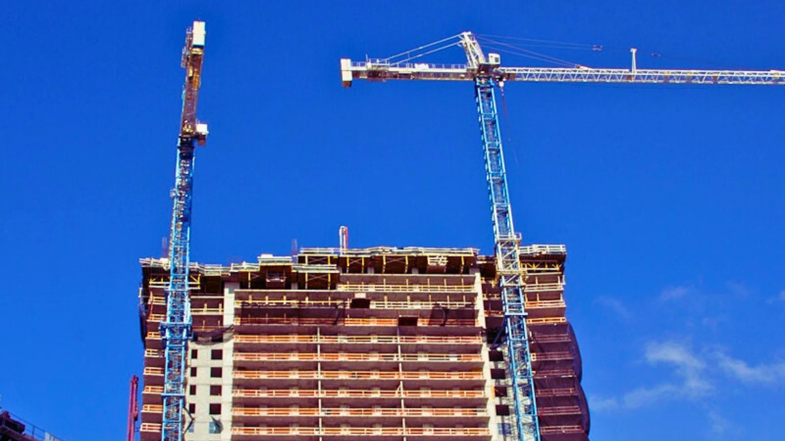 New York Construction Accidents Involving Hoisting And Falling Object Cases 3 Construction site and blue sky.