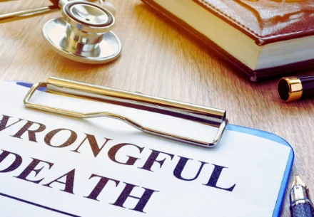 Wrongful death text written.